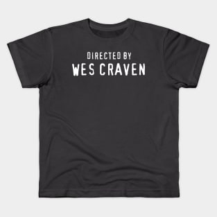 Directed By Wes Craven '96 Kids T-Shirt